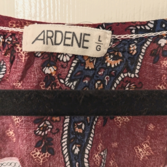 Ardene Boho Tribal Tunic Top Dress Large - Picture 3 of 4